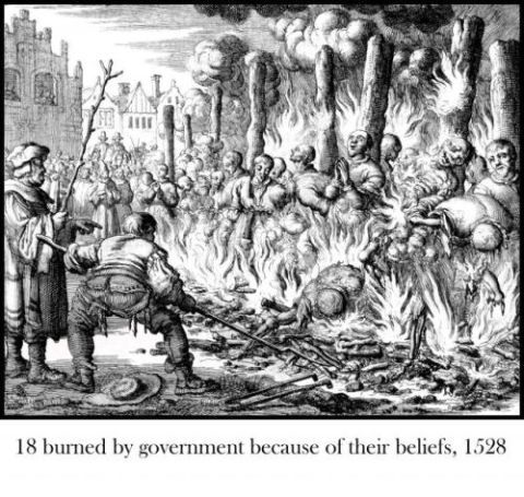 burning stake screams