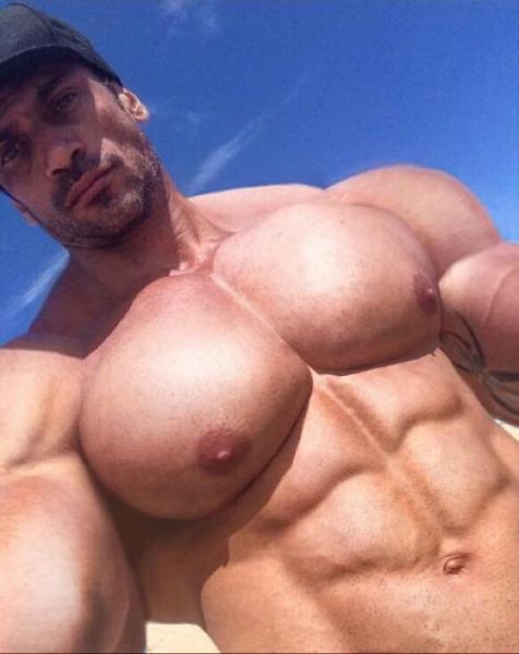 very hairy muscle hunks