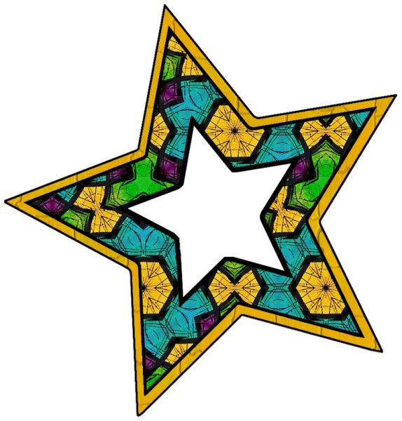 christmas star clip art