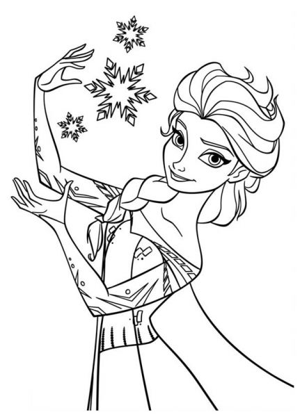 disneys frozen characters coloring pages