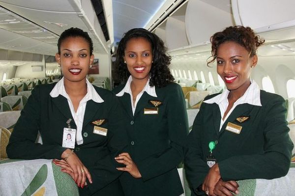 ethiopian airlines hostess