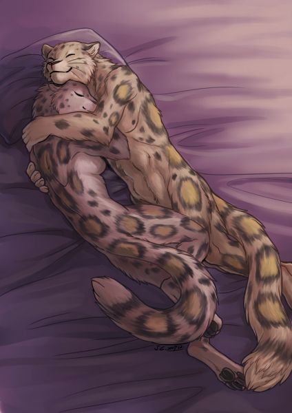 leopard female furry solo