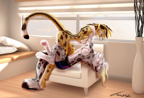 female furry sexy leopard