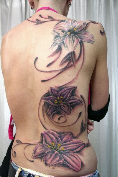 clover flower tattoos for girls
