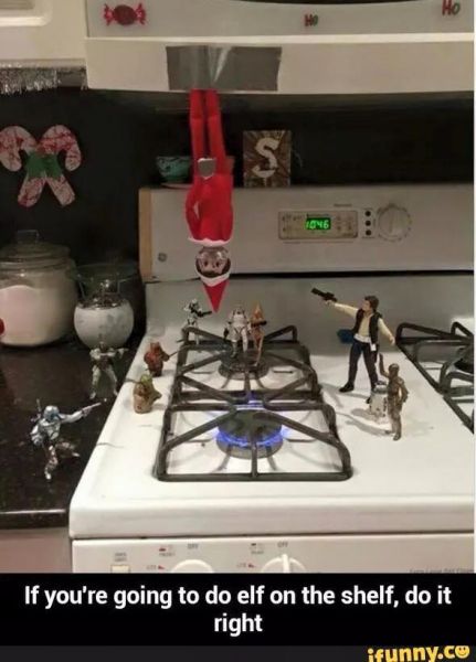 inappropriate elf on the shelf