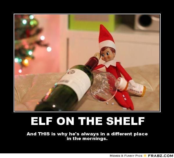 hilarious elf on the shelf