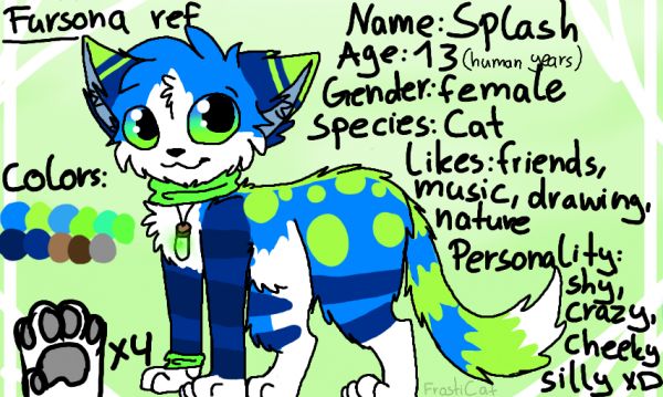 fursuit reference sheet template