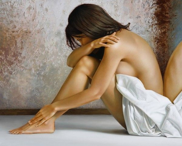 nude figure painting