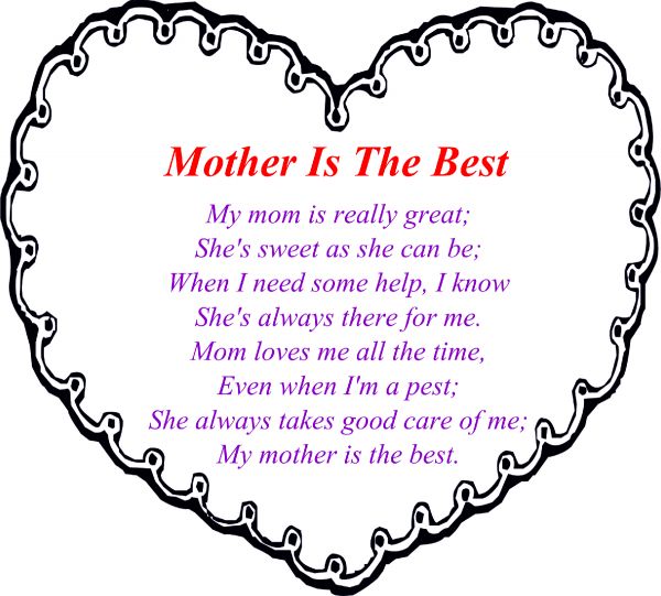 cute mothers day poems
