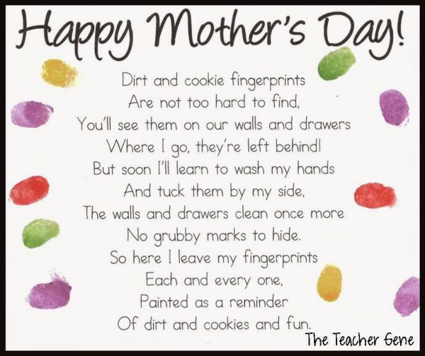 best mother day poems