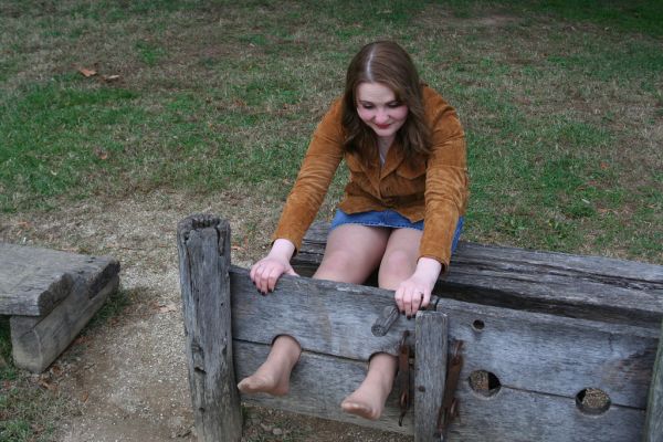 females in the pillory