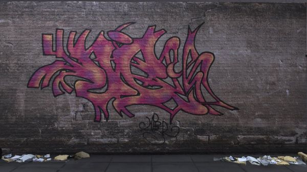 graffiti art wall