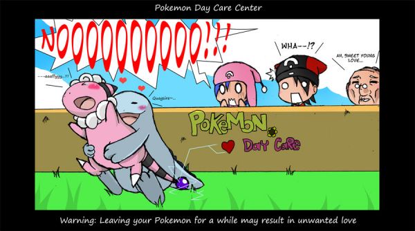 funny pokemon day care
