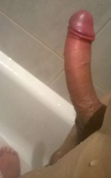 long cock in shower