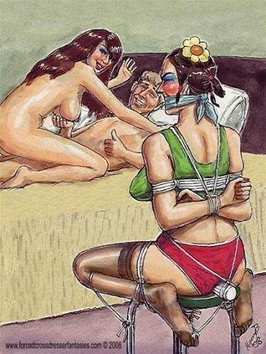 sissy sex slave art