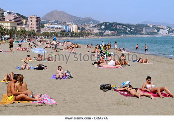 barcelona spain beaches bikini