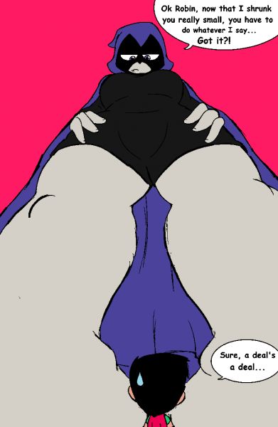 teen titans raven growth