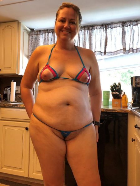 fat wife in bikini