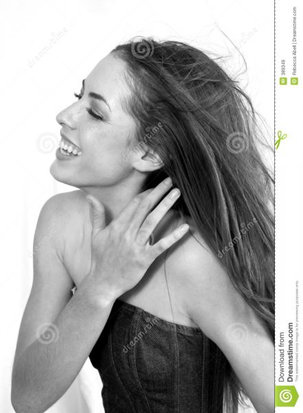 beautiful laughing girl