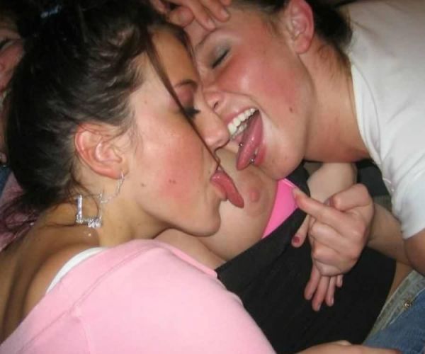college girls licking nipples
