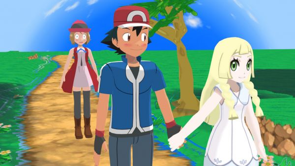 ash and serena romance