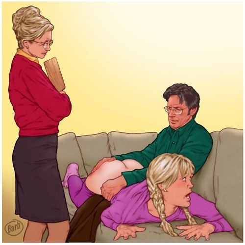 bad spanking art
