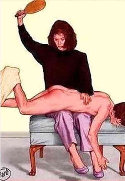 computer spanking art