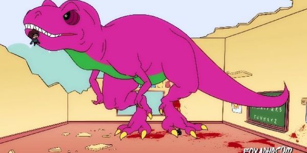 funny barney the dinosaur