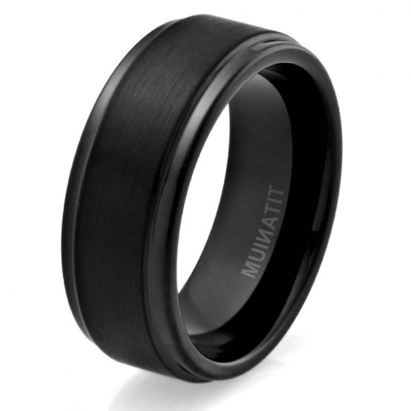triton black titanium rings