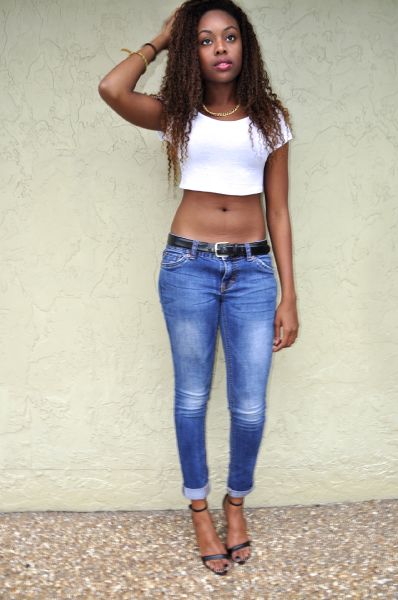 blue pants outfit ideas