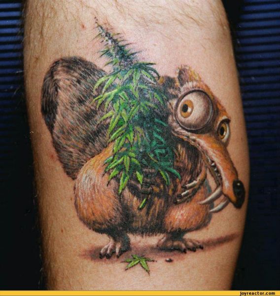 weed smoke tattoos