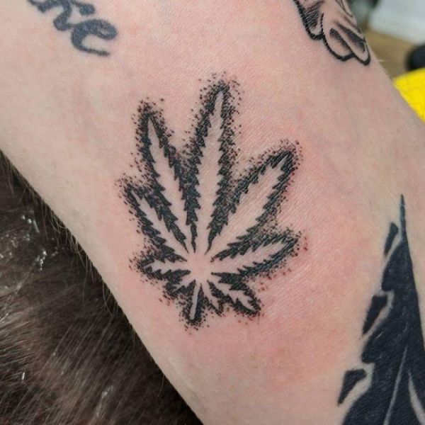 tattoo art marijuana