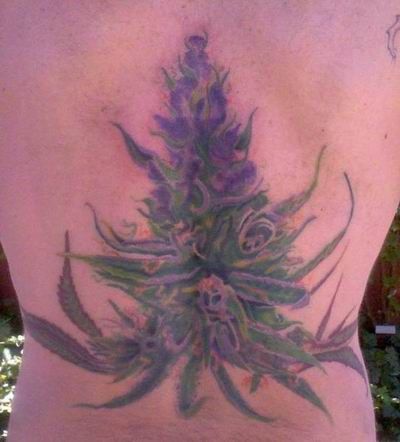 weed sleeve tattoo designs