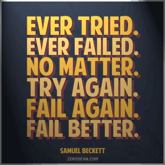 try again fail again beckett