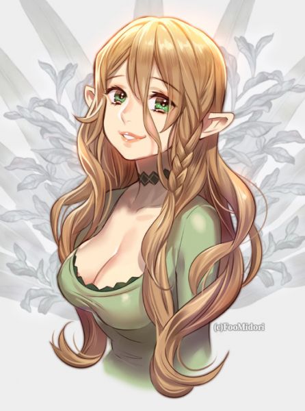 female elf nude