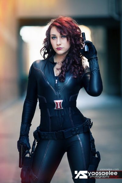 slutty female hero cosplay
