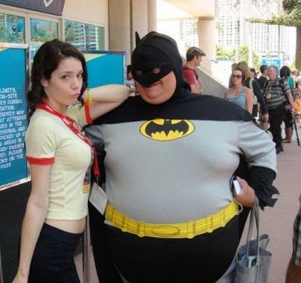 fat batman costume