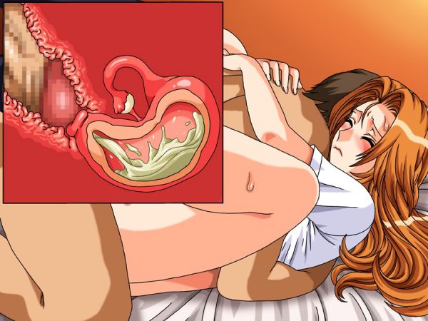 cums inside girls womb x ray