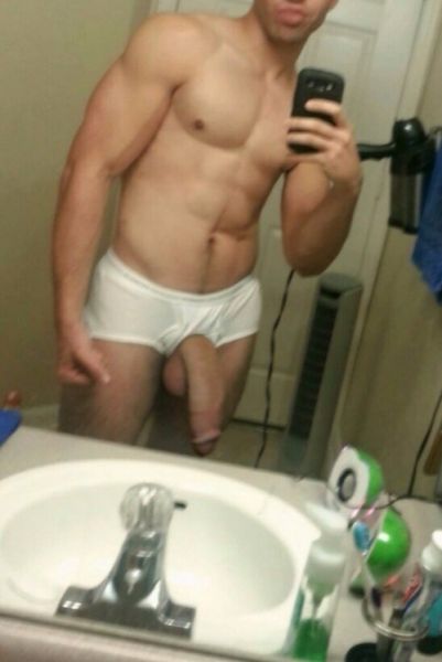real thick flaccid cock selfie
