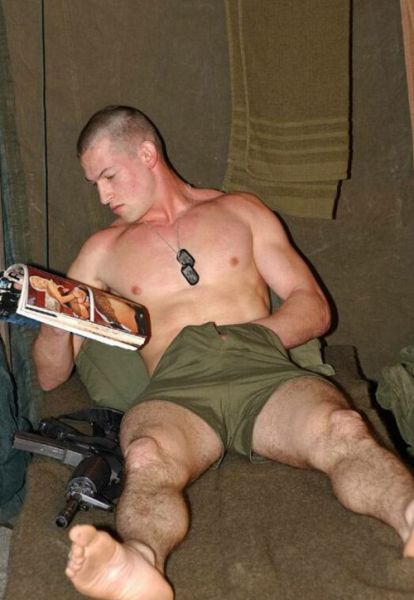 desert military men naked shower