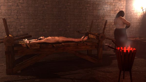 medieval dungeon naked