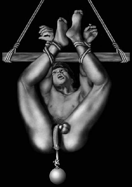 arian race nude male torture art