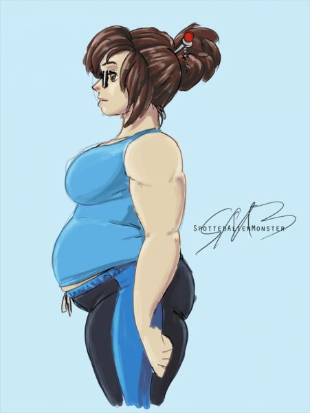 overwatch mei thick deviantart