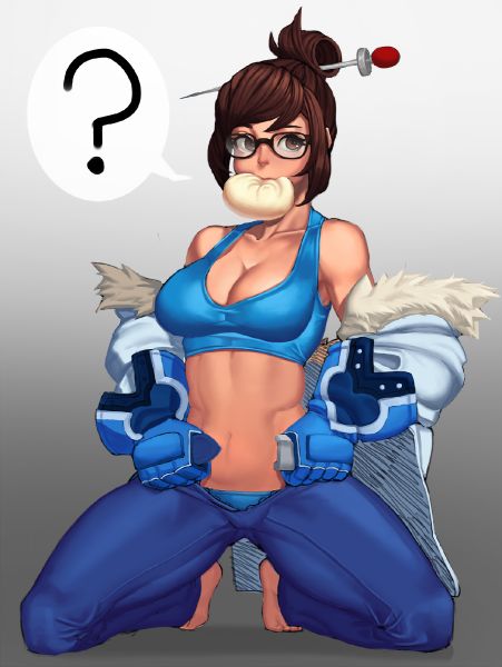 realisitic mei overwatch art