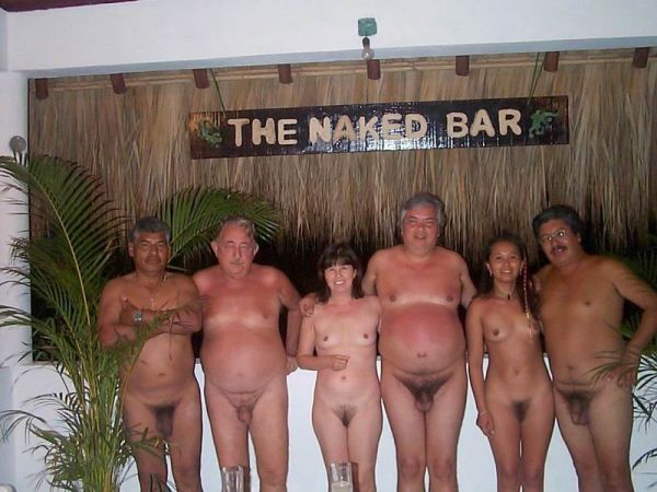 embarrassed naked family