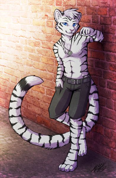 sexy tiger furry male