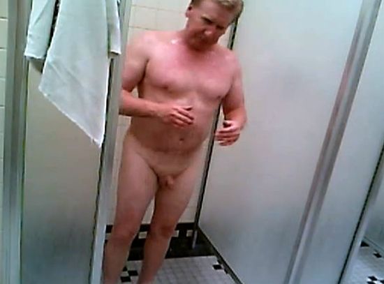 spying on dad in shower