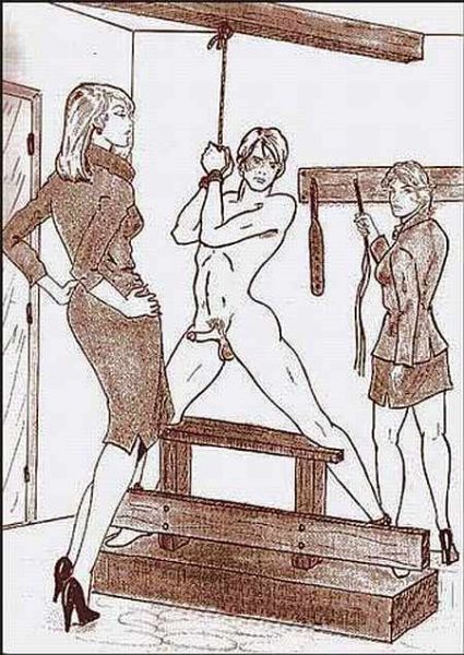 vintage domestic discipline spanking art
