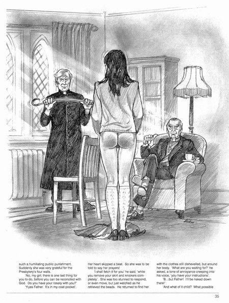eric stanton femdom spanking drawings