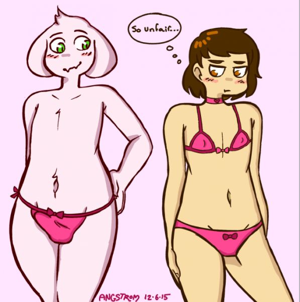 undertale chara naked
